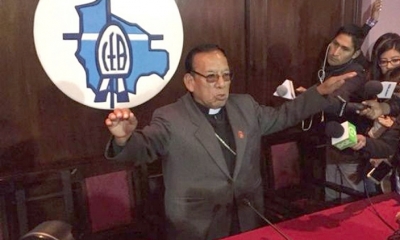 Toribio Ticona en las instalaciones de la CEB. Foto: Internet