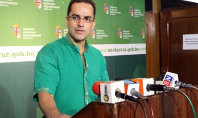 Roly Aguilera,secretario general de la Gobernación cruceña/Foto. RRSS