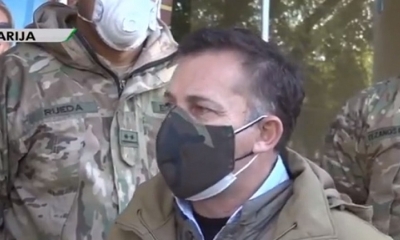 El ministro de Defensa, Fernando López
