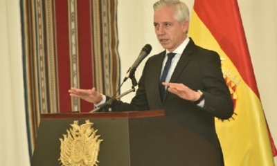 El vicepresidente Álvaro García Linera 