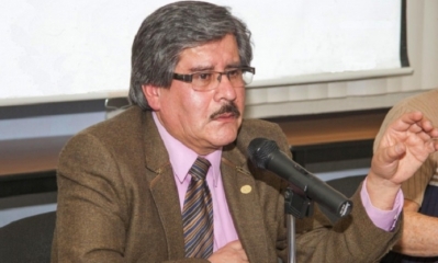 Rector de la UMSA, Waldo Albarracín. Foto: Fides