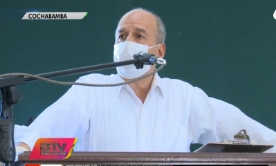 El ministro de Gobierno, Arturo Murillo