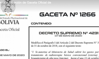 El Órgano Ejecutivo “no tiene competencias, ni facultades para limitar o restringir derechos constitucionales
