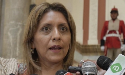 Gisela López, ministra de comunicación. 