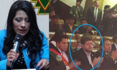 El empresario estuvo en los actos protocolares del aniversario de El Alto/Foto. Kandire
