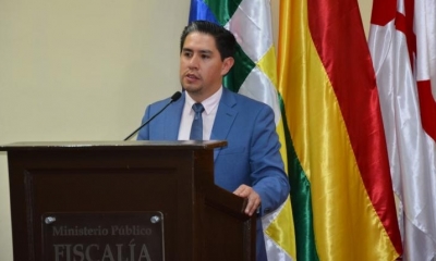 El fiscal departamental de La Paz, Antonio Cossío. | Archivo | Foto: @FGE_Bolivia