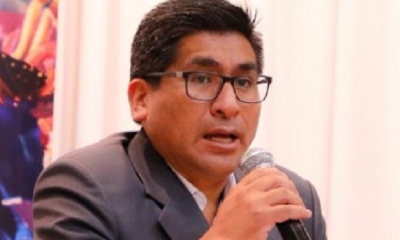 Néstor Huanca, ministro de Desarrollo Productivo y Economía Plural/Foto. RRSS