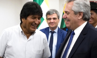 Evo Morales y Alberto Fernández/Foto. RRSS