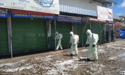 Mercados de la capital oriental fueron desinfectados dentro del rastrillaje del fin de semana | Alcaldía Santa Cruz