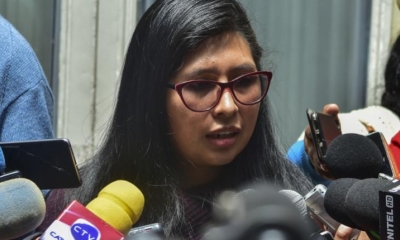 La presidenta de la Cámara de Senadores, Eva Copa. | APG
