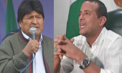 Evo Morales y Luis Fernando Camacho/Foto. Kandire