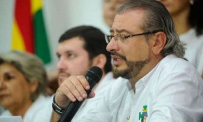 Rómulo Calvo, presidente del Comité Pro Santa Cruz/Foto. RRSS