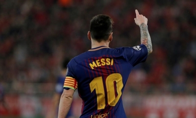 Lionel Messi alcanza los 600 partidos contra el Sevilla. (Reuters)