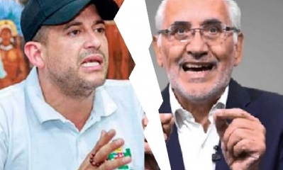 Luis Fernando Camacho y Carlos Mesa/Foto. Kandire 