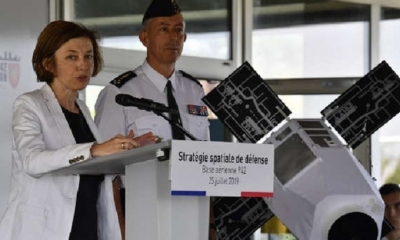 La ministra francesa de Defensa, Florence Parly, durante un evento público. | Fuente: Foto: AFP