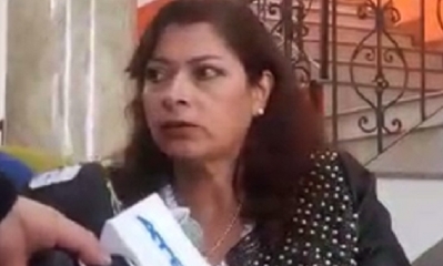 Carmela Torrez, esposa del magistrado Ceballos/Foto. Captura de pantalla 