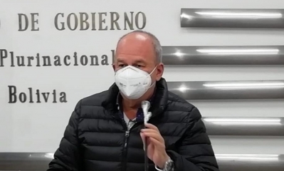 El ministro de Gobierno, Arturo Murillo