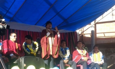 El presidente Evo Morales 