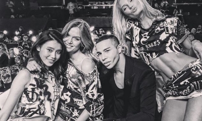 La firma de alta costura Balmain fue convocada por la marca de lencería para intervenir algunos de los diseños que lucieron las modelos.