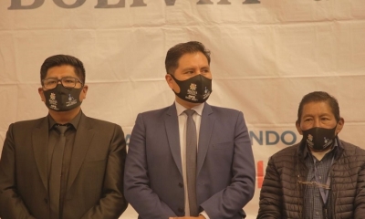 Ministro de Salud y Deportes, Jeyson Auza.  