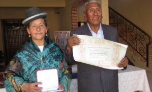 Vicente Quispe Chura, reconocido por traducir la Biblia y textos litúrgicos del castellano al aymara/Foto. RRSS	