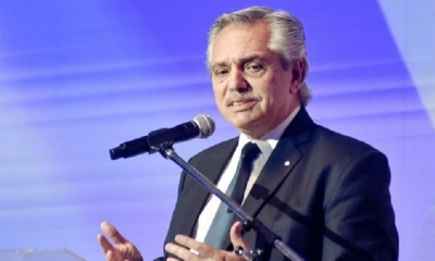 El presidente de Argentina, Alberto Fernández.