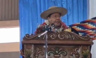 El presidente del Estado, Luis Arce