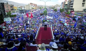 El 20 y 21 de febrero se movilizará el MAS/Foto. RRSS