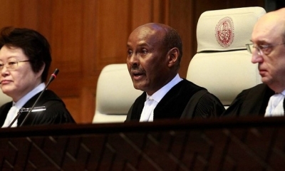 Presidente de la Corte Internacional de Justicia (CIJ) de La Haya, Abdulqawi Yusuf