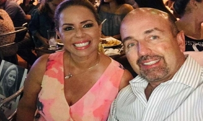 Sergio Perovic junto a su esposa Angélica Sosa