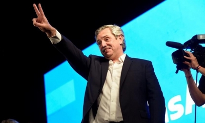 El presidente de Argentina, Alberto Fernández