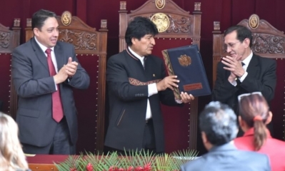 Así se promulgó la ley/Foto. RRSS