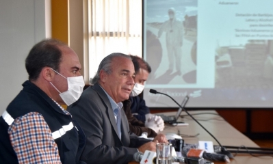 El presidente de la Aduana Nacional, Jorge Hugo Lozada