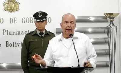 El ministro de Gobierno, Arturo Murillo. | APG