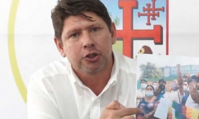 El presidente de la Brigada Parlamentaria cruceña por Creemos, José Carlos Gutiérrez