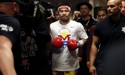 El boxeador filipino Manny Pacquiao.