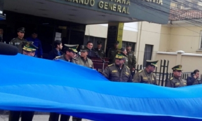 La bandera ondeará el 10 e marzo/Foto. ABI