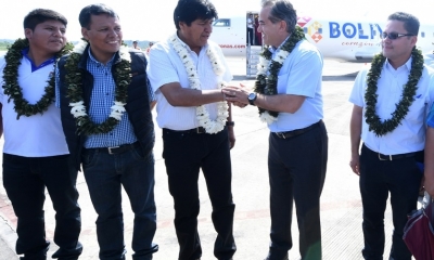 Morales estuvo presente en Chimoré/Foto. ABI 