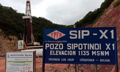 El pozo está en el Chaco de Chuquisaca. Foto: FB / H. Poppe