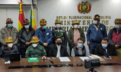 Dirigentes mineros presentes en la reunión anunciaron que con este acuerdo se suspenden las movilizaciones 