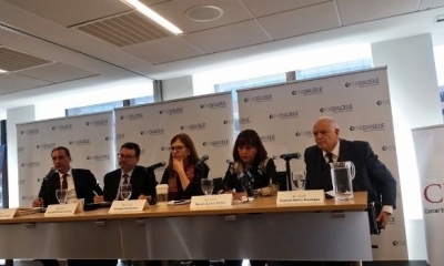 Suxo durante el foro de candidatos a la Presidencia de la CIDH. Foto CEJIL