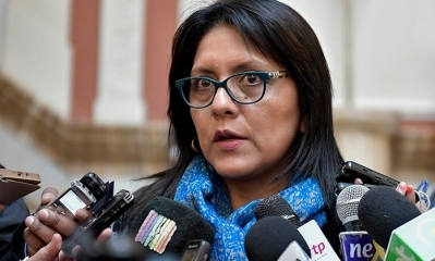 Gisela López, ministra de comunicación. Foto: Internet