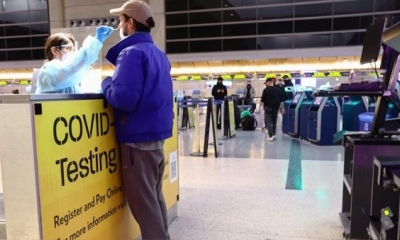 Desde el lunes todos los viajeros que lleguen a EE.UU. deberán presentar un test negativo de coronavirus en las 24 horas anteriores a su vuelo
