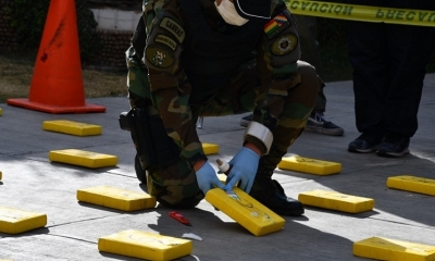 Secuestro de droga. Foto: Ministerio de Gobierno