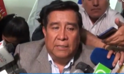 César Salinas informó los puntos del acuerdo/Foto. Captura de pantalla