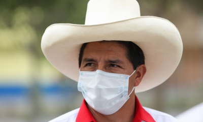 Candidato presidencial de Perú Libre, Pedro Castillo.