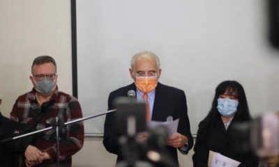 El jefe de Comunidad Ciudadana, Carlos Mesa. 