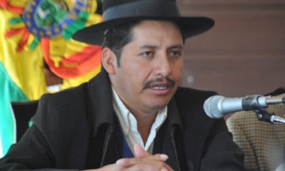 Esteban Urquizu, gobernador de Chuquisaca/Foto. RRSS