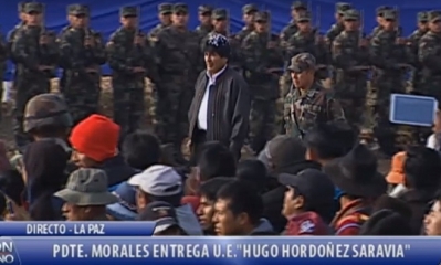 Captura de pantalla Bolivia Tv. Foto: Bolivia Tv En línea (Facebook)