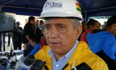 El ministro de Obras Públicas, Iván Arias
